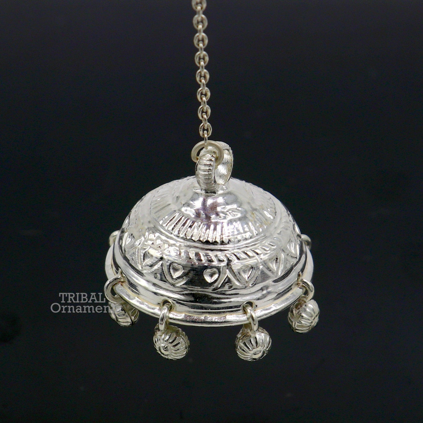 Handmade Sterling Silver chhatar/ chhatra, silver umbrella god temple art, Gorgeous  hand craved Solid silver temple article utensils su751 - TRIBAL ORNAMENTS