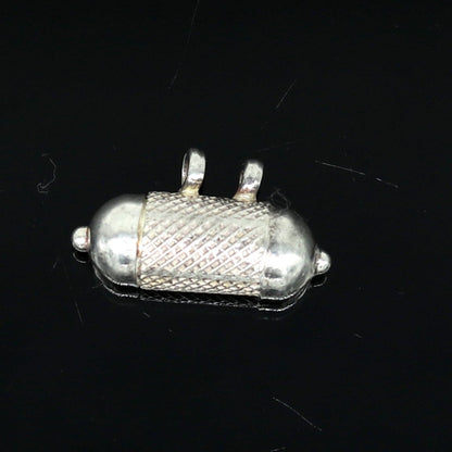 Handmade vintage customized design sterling silver amulet pendant, box pendant, container pendant excellent personalized gifting nsp412 - TRIBAL ORNAMENTS