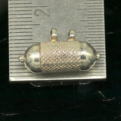 Handmade vintage customized design sterling silver amulet pendant, box pendant, container pendant excellent personalized gifting nsp412 - TRIBAL ORNAMENTS