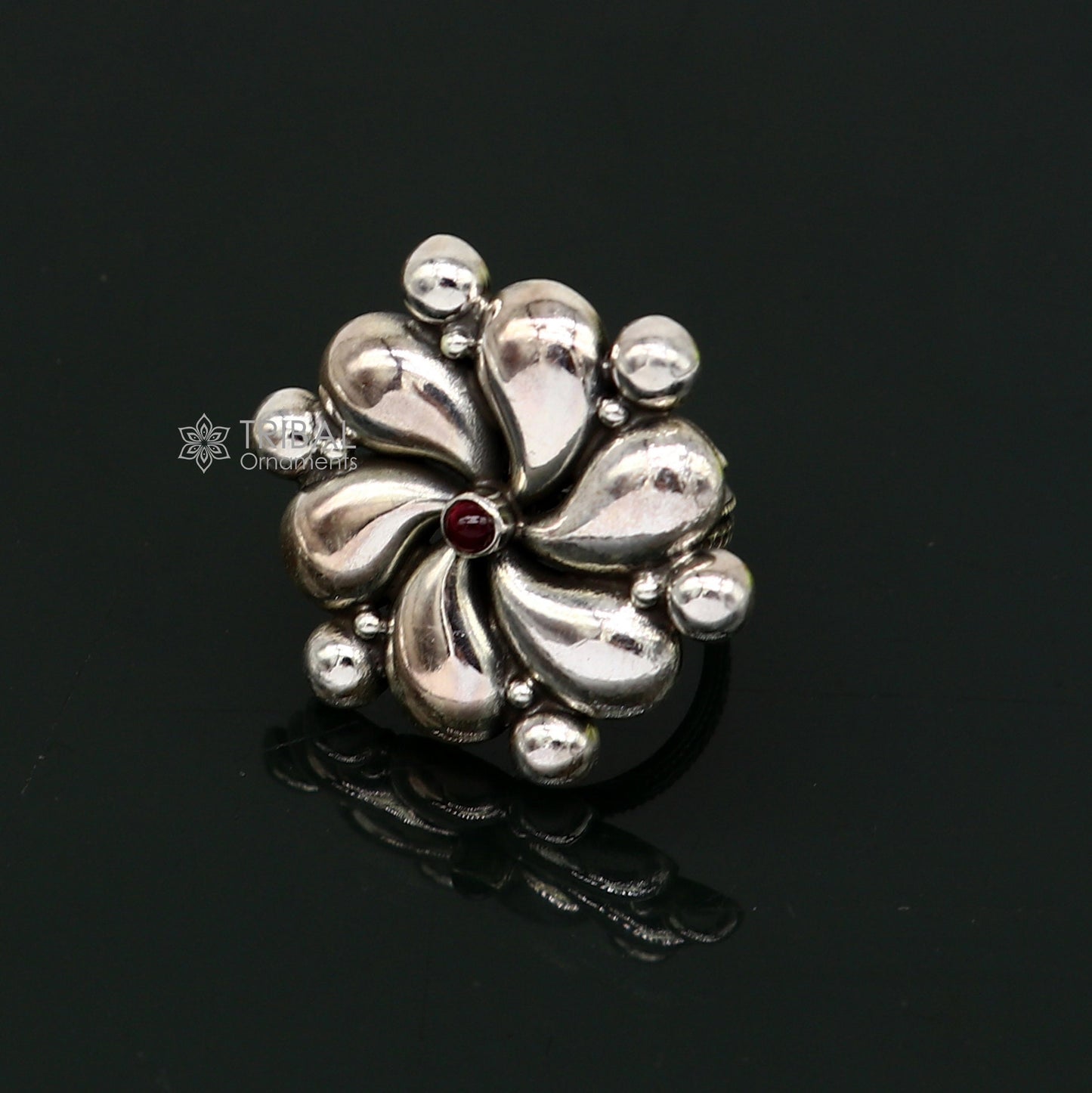 Indian Cultural design handmade silver fabulous vintage adjustable ring with amazing design indian tribal belly dance jewelry sr396 - TRIBAL ORNAMENTS