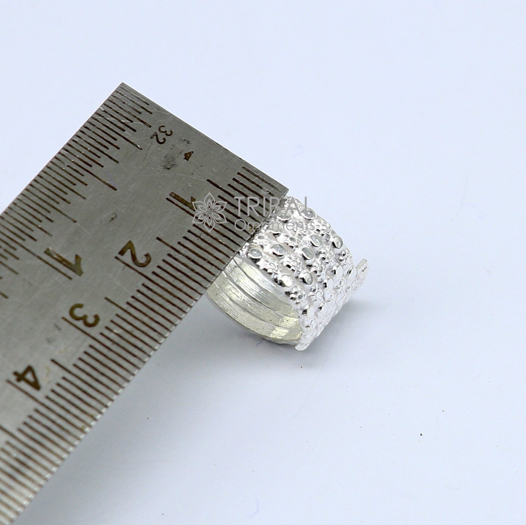 Indian Ethnic style handmade solid silver spiral design toe rings pair, excellent tribal customized belly dance hippie & boho jewelry ntr85 - TRIBAL ORNAMENTS