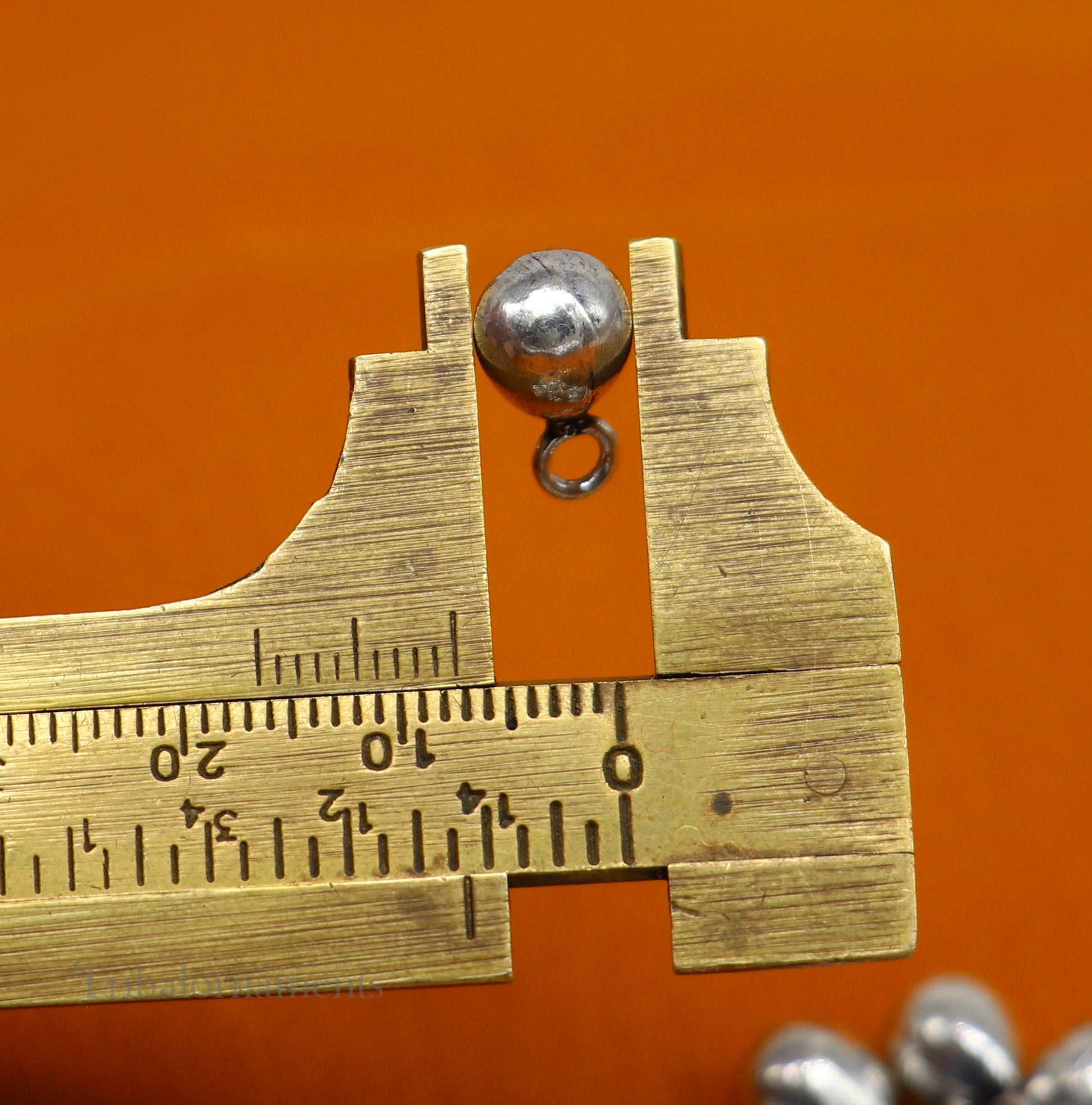 loose beads Lot 20 pieces vintage plain style handmade 925 sterling silver beads or hanging drops for custom jewelry making ideas bd11 - TRIBAL ORNAMENTS