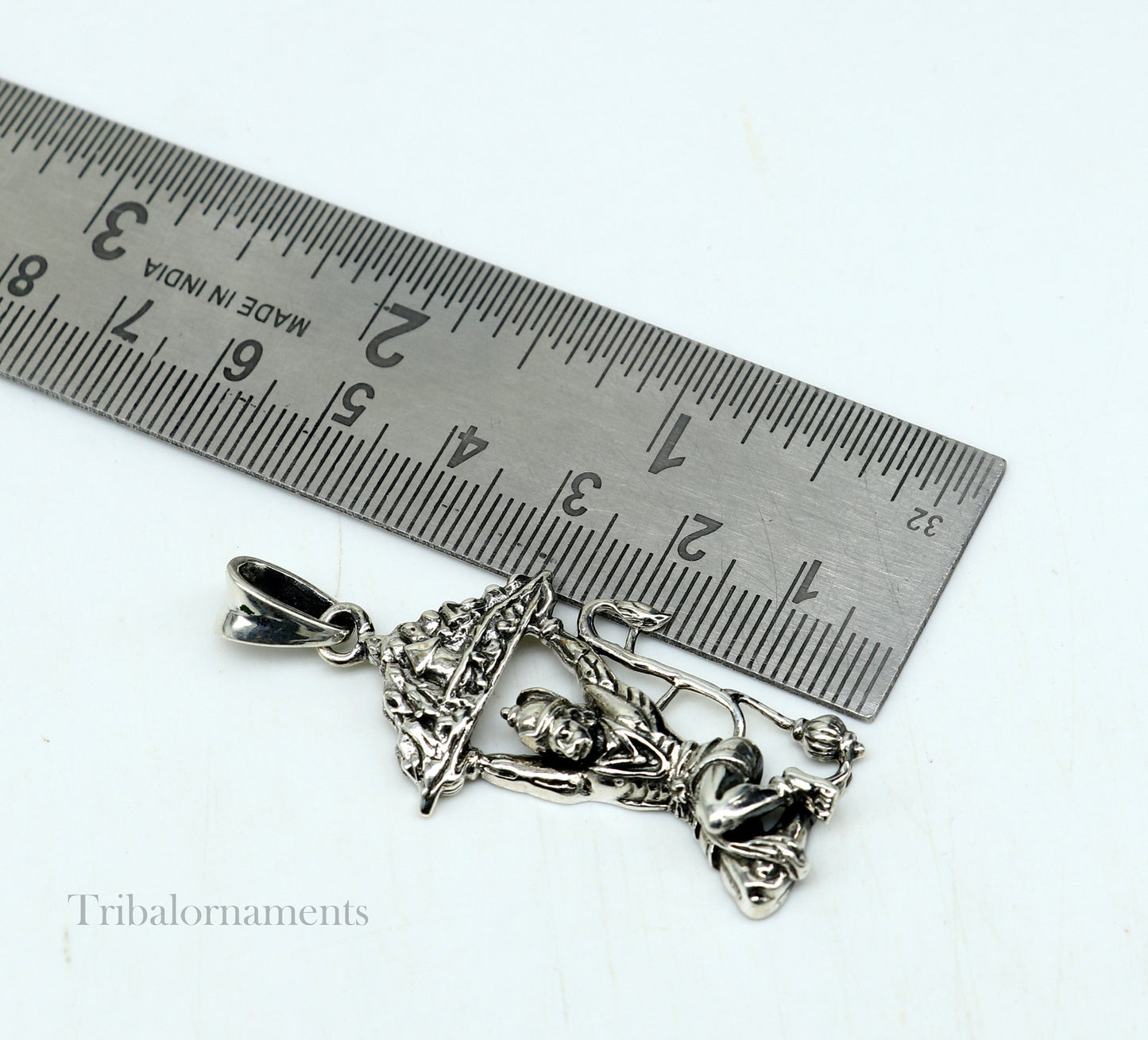 Lord hanuman with mount pendant 92.5 sterling silver handmade divine blessing pendant, amazing craftsmanship pendant gifting jewelry ssp906 - TRIBAL ORNAMENTS