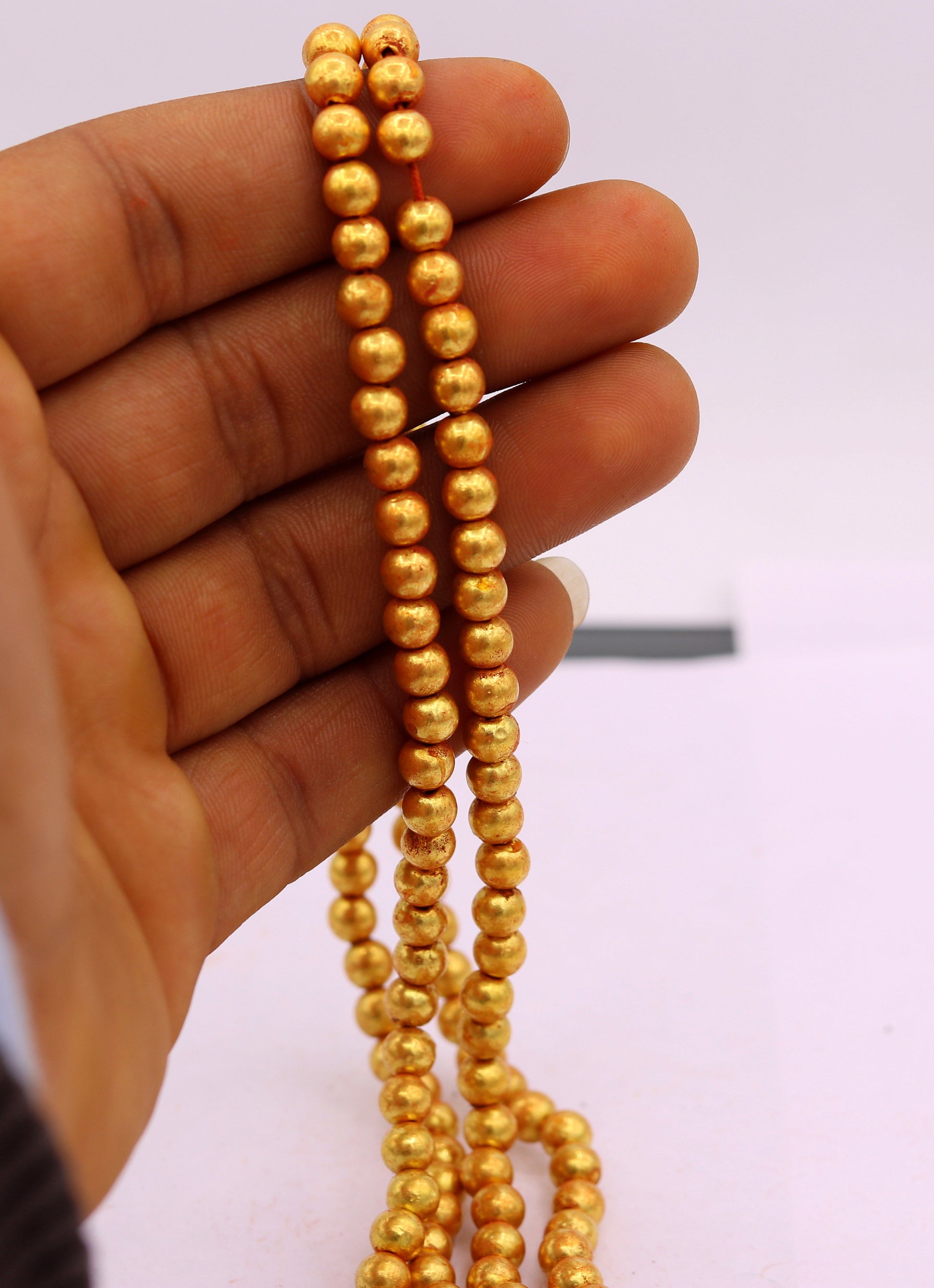 Lot 10 beads 22K yellow gold handmade excellent round shape ball to make some thing new jewelry design traditional india jewelry - TRIBAL ORNAMENTS