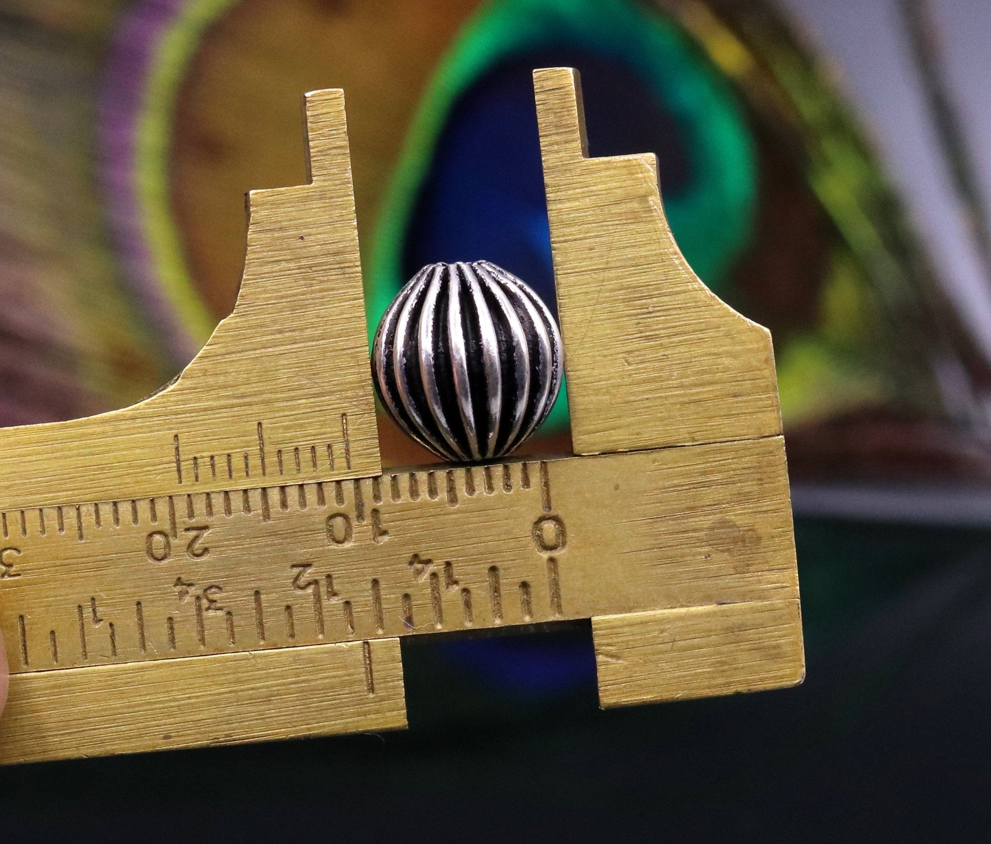 Lot 10 pieces Vintage antique design handmade 925 sterling silver beads loose beads for jewelry making ideas bd04 - TRIBAL ORNAMENTS