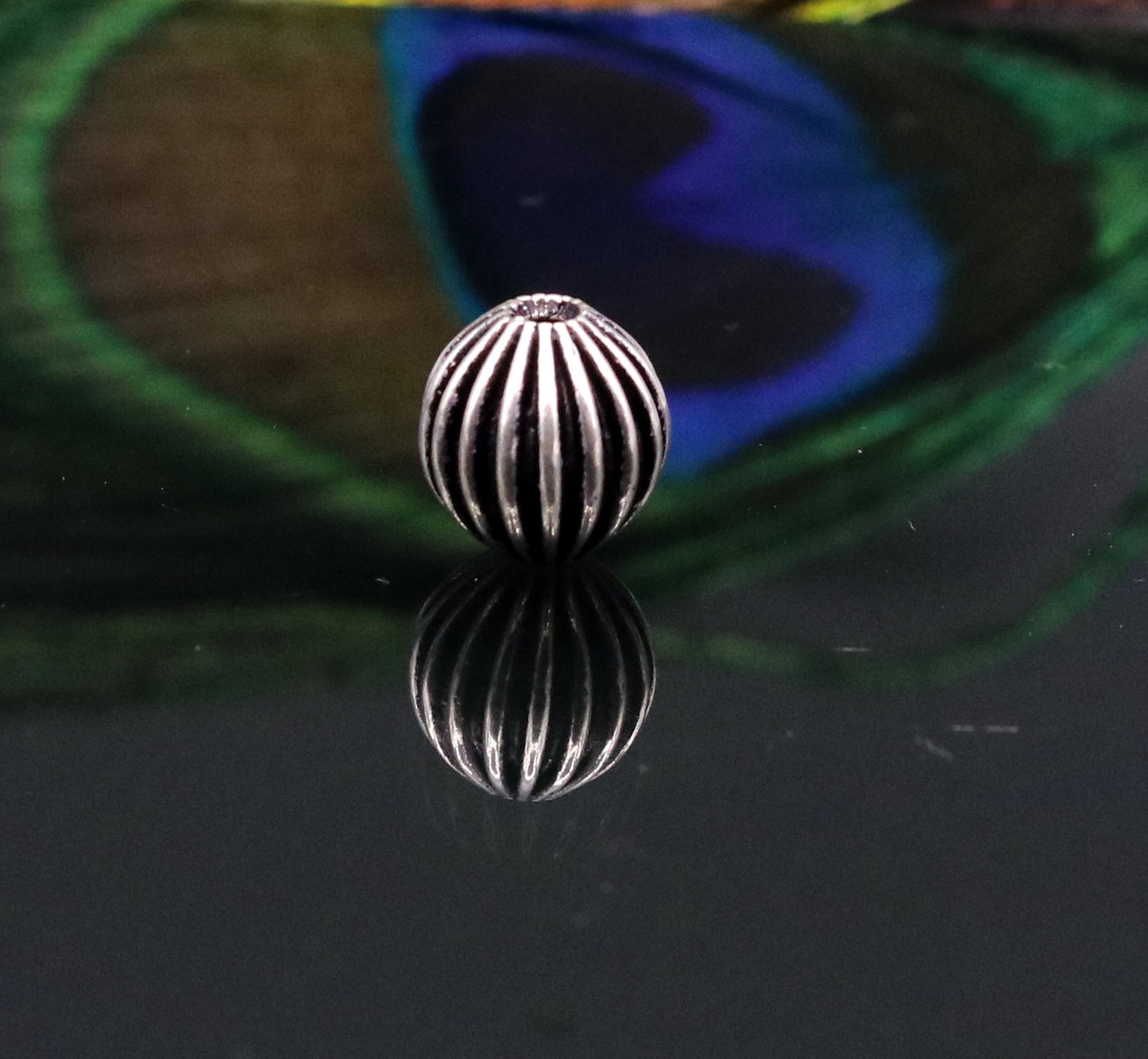 Lot 10 pieces Vintage antique design handmade 925 sterling silver beads loose beads for jewelry making ideas bd04 - TRIBAL ORNAMENTS