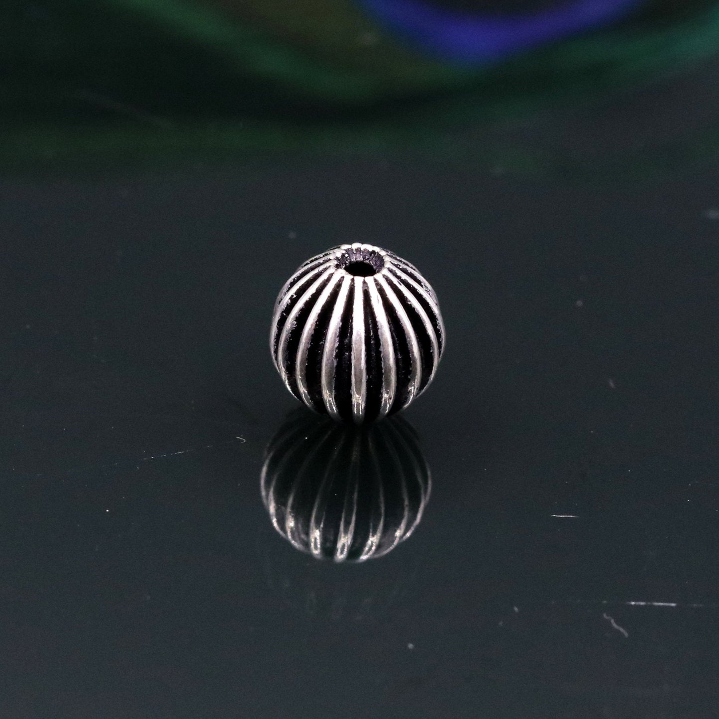 Lot 10 pieces Vintage antique design handmade 925 sterling silver beads loose beads for jewelry making ideas bd04 - TRIBAL ORNAMENTS