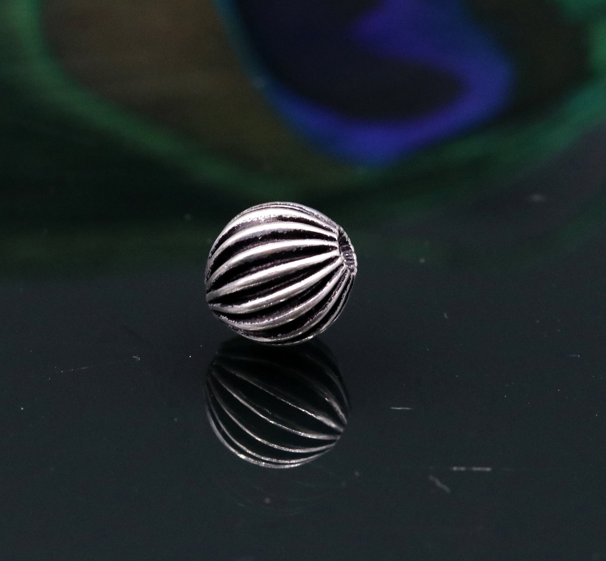 Lot 10 pieces Vintage antique design handmade 925 sterling silver beads loose beads for jewelry making ideas bd04 - TRIBAL ORNAMENTS