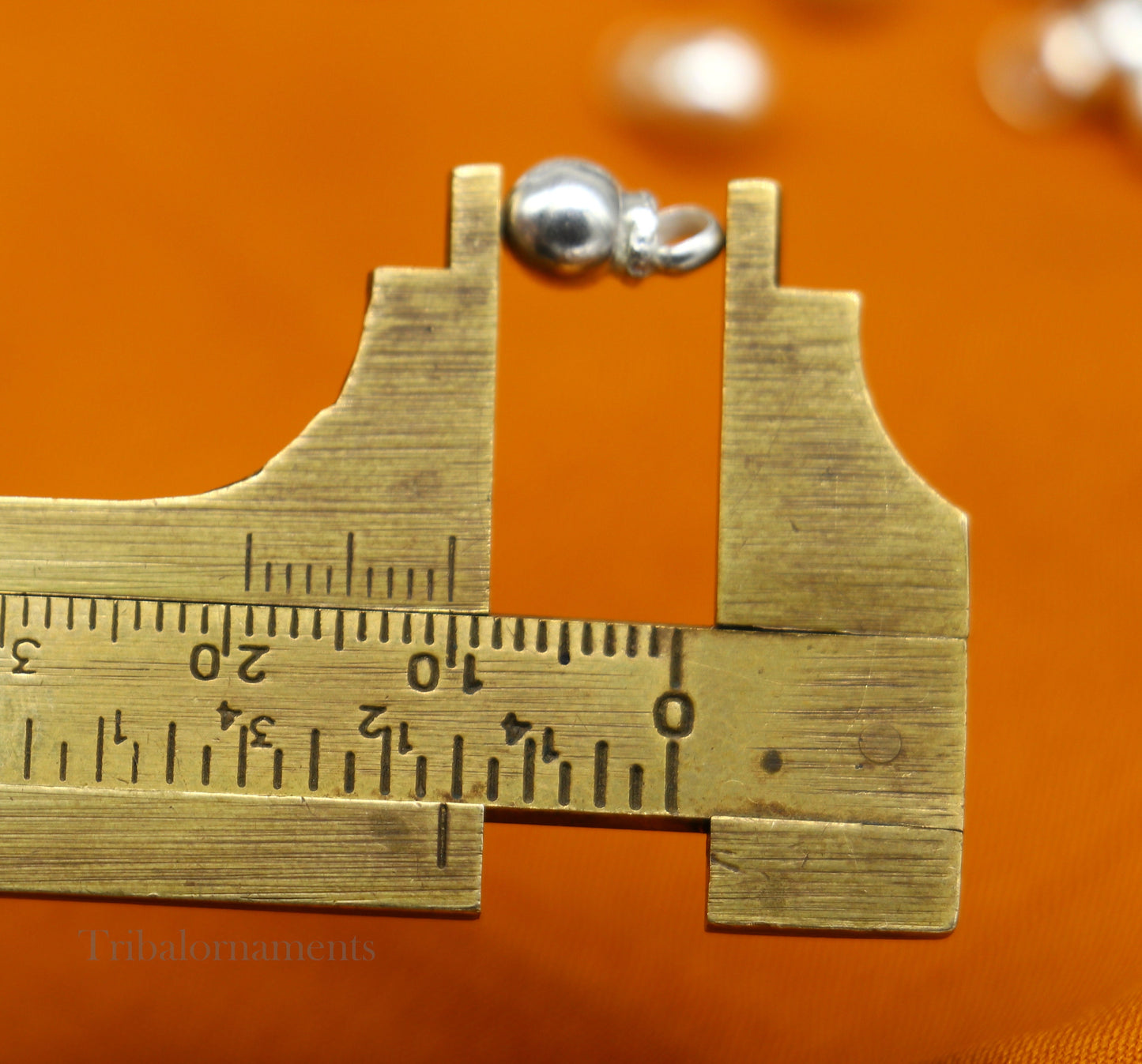 Lot 20 piece vintage plain design 925 sterling silver fabulous beads or hanging drops for custom jewelry making lose beads bd15 - TRIBAL ORNAMENTS