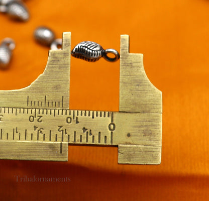 Lot 20 pieces jingling bells vintage mango design 925 sterling silver beads or hanging drops for custom jewelry making lose beads bd14 - TRIBAL ORNAMENTS