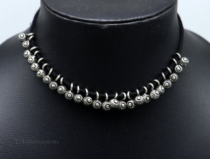 Lot 20 pieces jingling bells vintage style fabulous 925 sterling silver beads or hanging drops for custom jewelry making lose beads bd13 - TRIBAL ORNAMENTS
