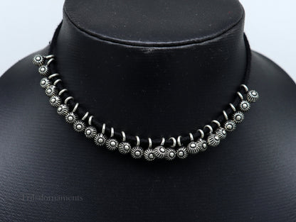 Lot 20 pieces jingling bells vintage style fabulous 925 sterling silver beads or hanging drops for custom jewelry making lose beads bd13 - TRIBAL ORNAMENTS