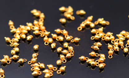 Lot of 20 pieces 22kt gold handmade Vintage antique design custom jewelry findings, hangings bells,loose beads, excellent jewelry BD026 - TRIBAL ORNAMENTS