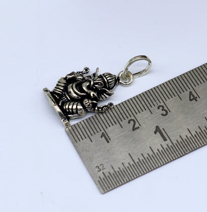 925 sterling silver Lord Ganesha pendant, handmade unisex tribal jewelry, personalized jewelry, stylish pendant locket by TRIBAL ORNAMENTS