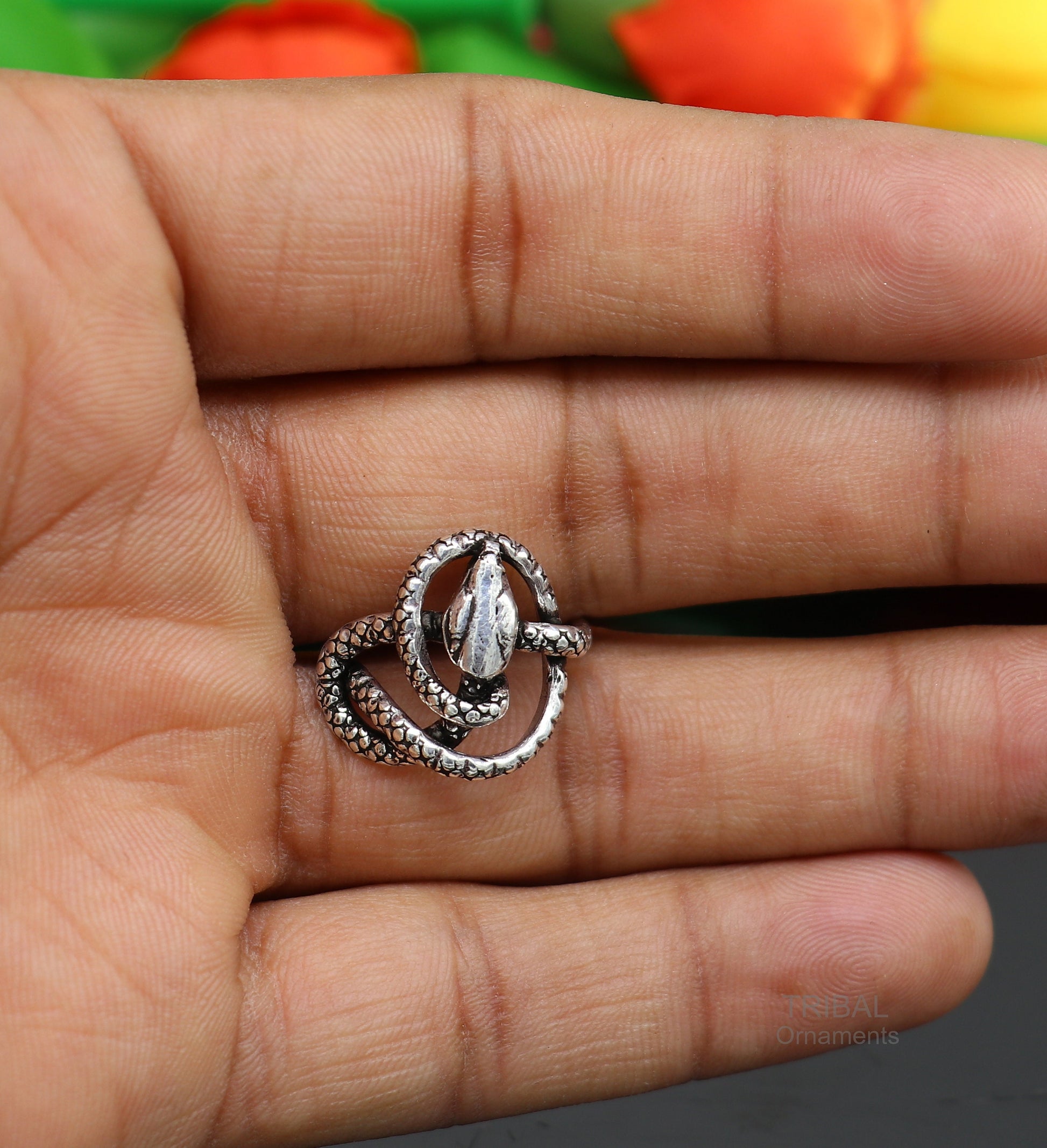 Pure 925 sterling silver handmade snake design vintage antique stylish ring band, gorgeous snake ring best elegant dainty jewelry ring281 - TRIBAL ORNAMENTS