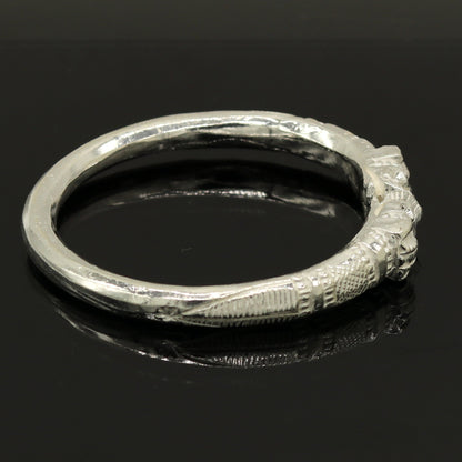 Solid silver crocodile design bangle cuff by TRIBAL ORNAMENTS, adjustable vintage-style men's jewelry with handcrafted details.