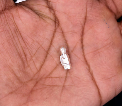 Solid silver small knife pendant by TRIBAL ORNAMENTS, handmade jewelry to protect against negative energy for kids and adults.