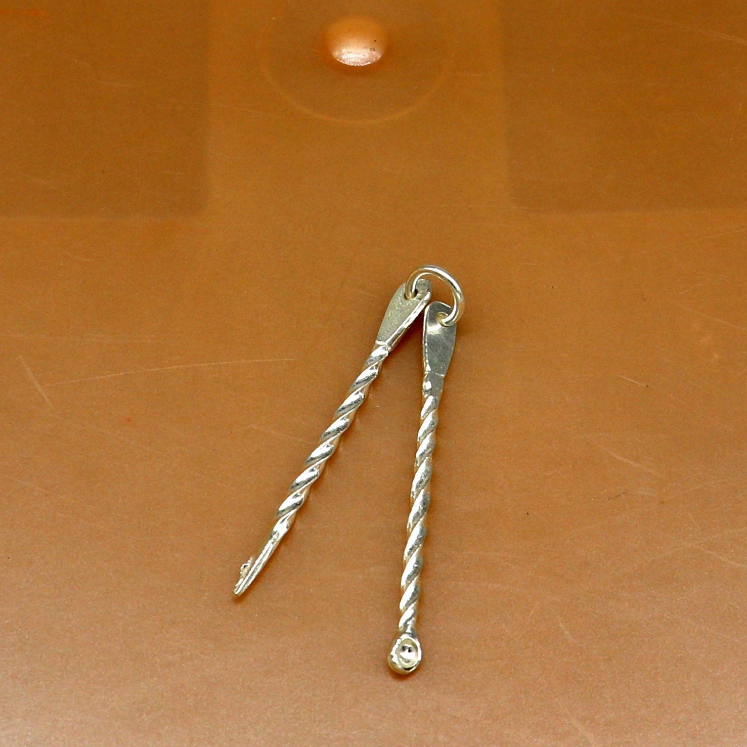 Solid silver toothpick and ear cleaner, Silver is Anti-Microbial, Anti-Allergic, Anti-Septic Silver is the best metal for personal safety - TRIBAL ORNAMENTS