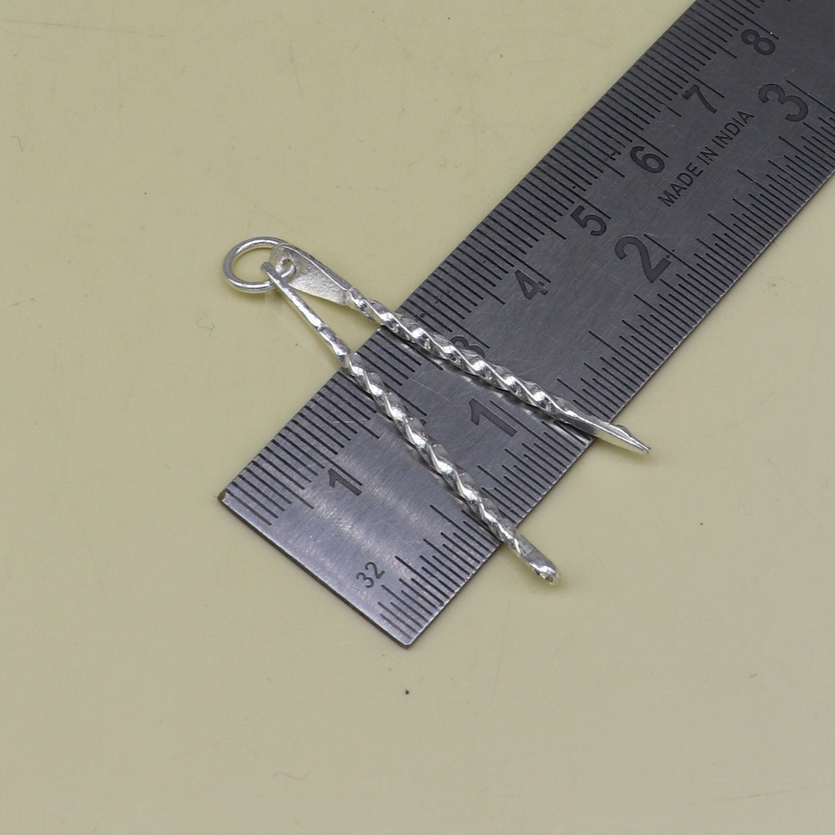 Solid silver toothpick and ear cleaner, Silver is Anti-Microbial, Anti-Allergic, Anti-Septic Silver is the best metal for personal safety - TRIBAL ORNAMENTS