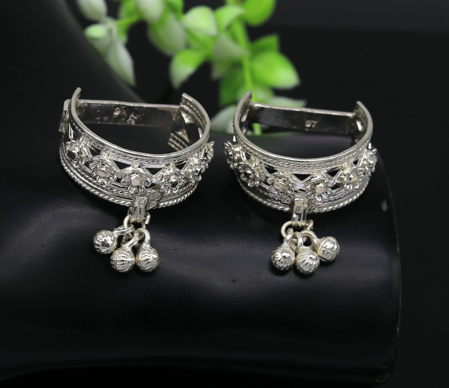 Solid sterling silver handmade customized Vintage antique design excellent toe ring, thumb ring for foot belly dance tribal jewelry toer73 - TRIBAL ORNAMENTS