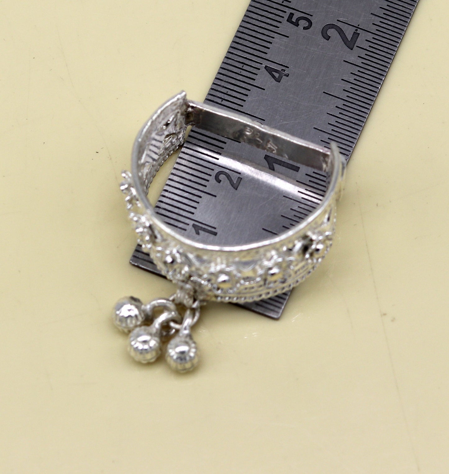 Solid sterling silver handmade customized Vintage antique design excellent toe ring, thumb ring for foot belly dance tribal jewelry toer73 - TRIBAL ORNAMENTS