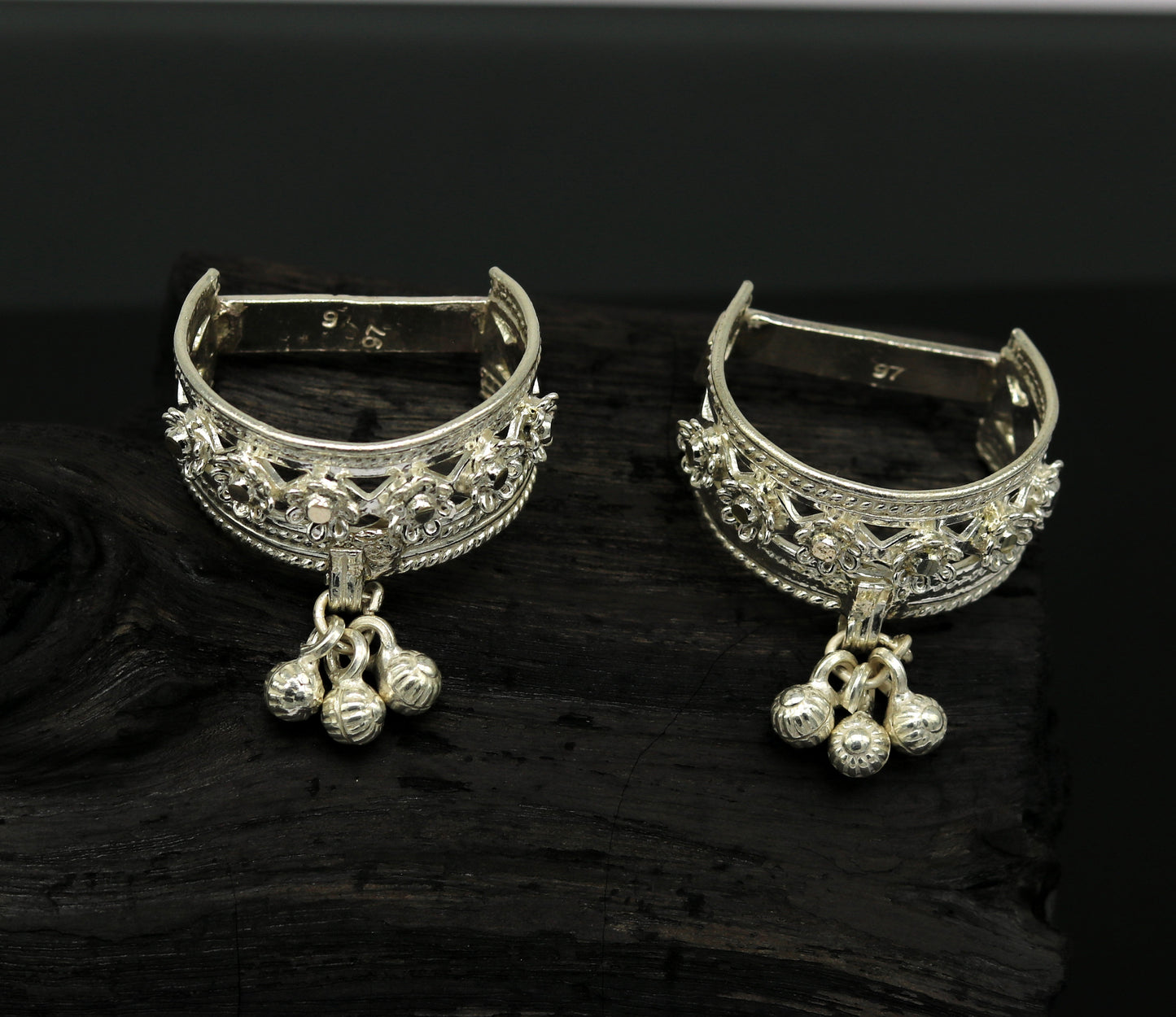 Solid sterling silver handmade customized Vintage antique design excellent toe ring, thumb ring for foot belly dance tribal jewelry toer73 - TRIBAL ORNAMENTS