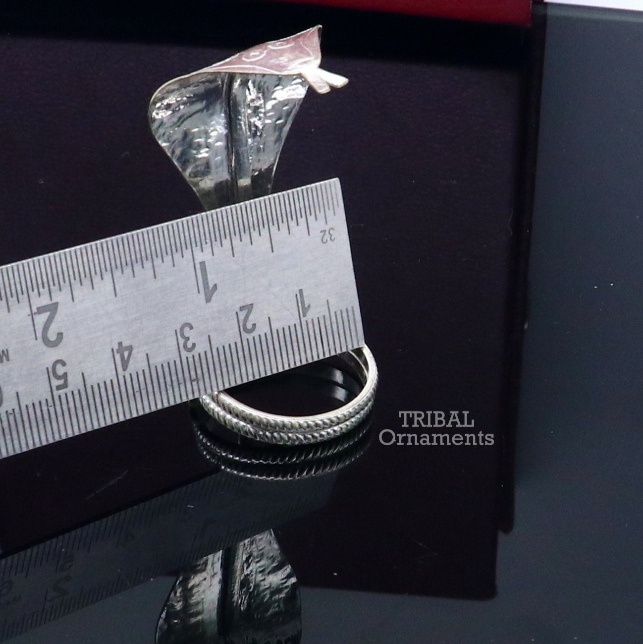 Solid sterling silver handmade fabulous vintage antique mini snake or shiva snake Staute puja, worshipping, solid Diwali puja article su786 - TRIBAL ORNAMENTS