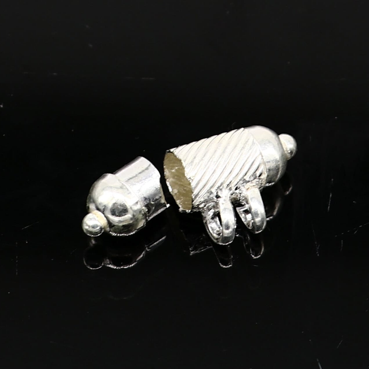 Solid sterling silver handmade gorgeous round shape handmade amulet box pendant, mantra box, silver tabiz , box tribal jewelry ssp702 - TRIBAL ORNAMENTS