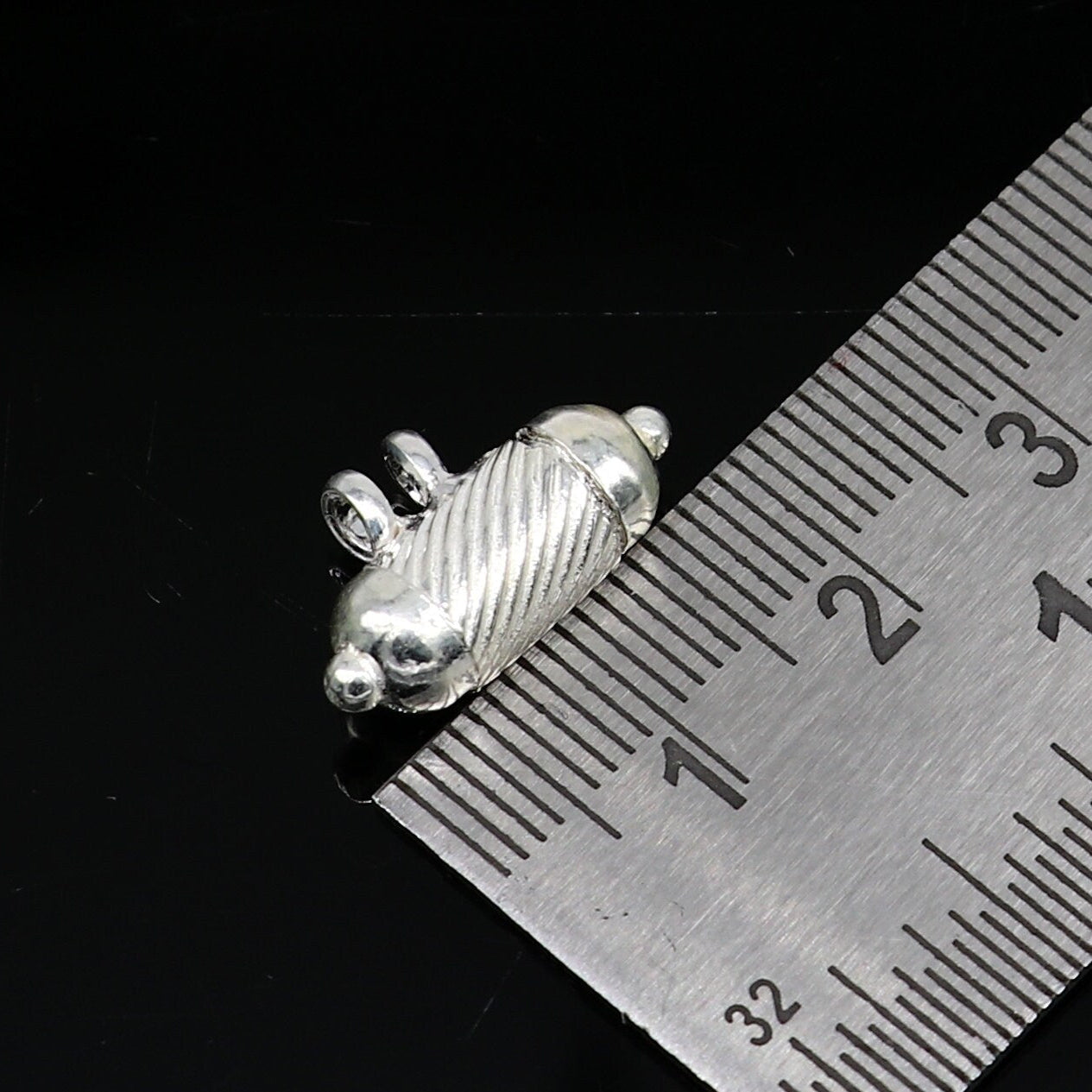 Solid sterling silver handmade gorgeous round shape handmade amulet box pendant, mantra box, silver tabiz , box tribal jewelry ssp702 - TRIBAL ORNAMENTS