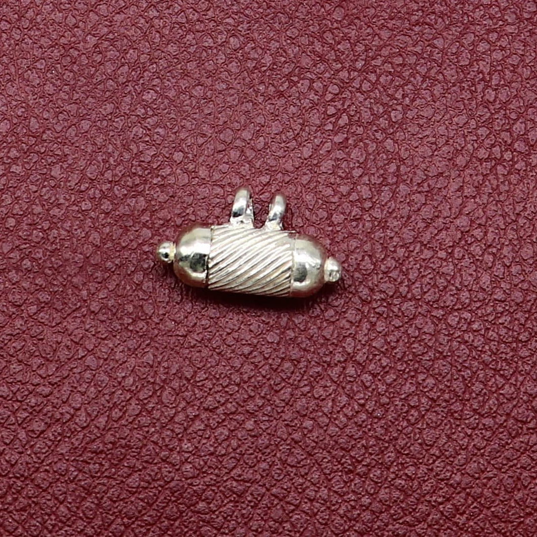 Solid sterling silver handmade gorgeous round shape handmade amulet box pendant, mantra box, silver tabiz , box tribal jewelry ssp702 - TRIBAL ORNAMENTS