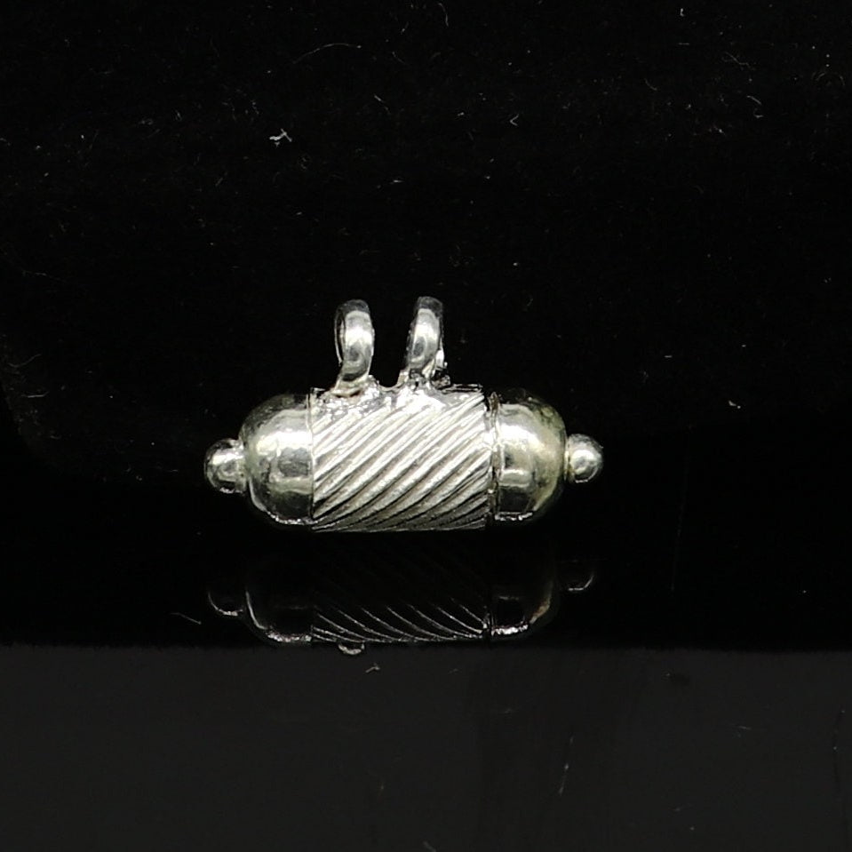 Solid sterling silver handmade gorgeous round shape handmade amulet box pendant, mantra box, silver tabiz , box tribal jewelry ssp702 - TRIBAL ORNAMENTS