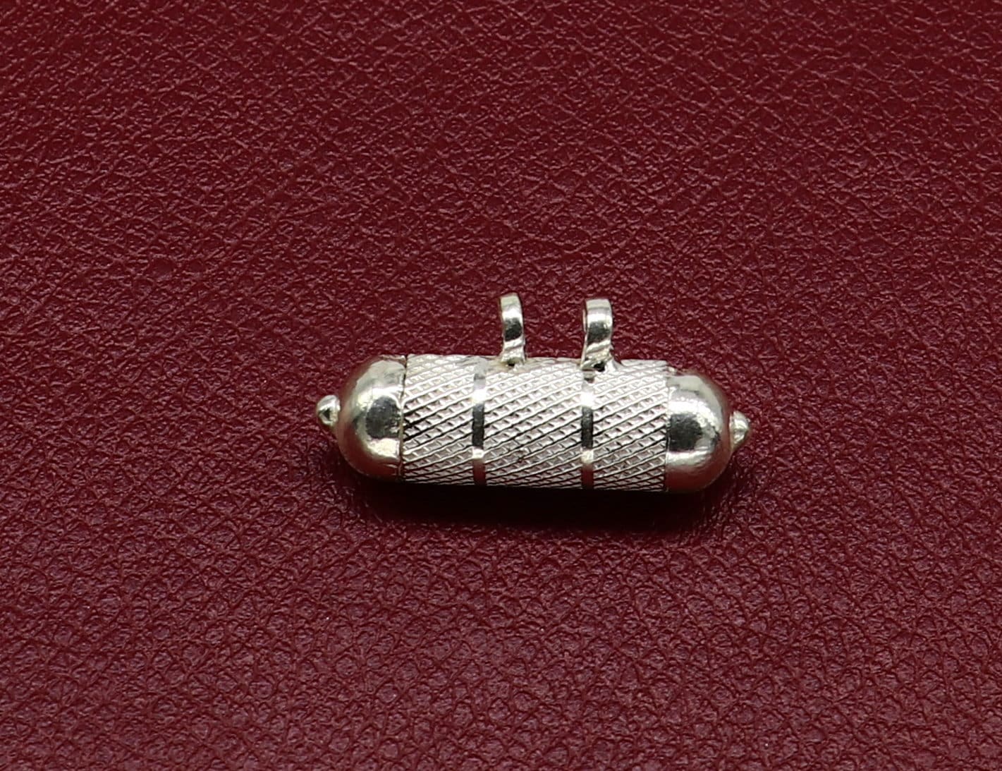 Solid sterling silver handmade gorgeous round shape handmade amulet box pendant, mantra box, silver tabiz , kavacham tribal jewelry ssp682 - TRIBAL ORNAMENTS
