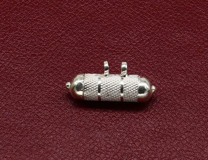 Solid sterling silver handmade gorgeous round shape handmade amulet box pendant, mantra box, silver tabiz , kavacham tribal jewelry ssp682 - TRIBAL ORNAMENTS