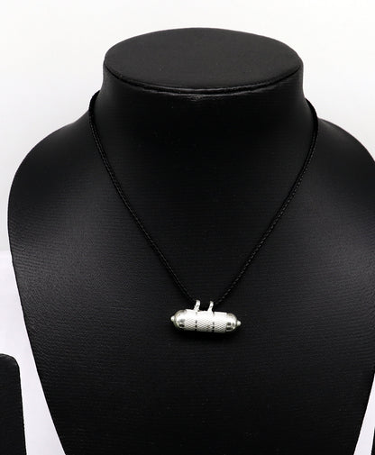 Solid sterling silver handmade gorgeous round shape handmade amulet box pendant, mantra box, silver tabiz , kavacham tribal jewelry ssp682 - TRIBAL ORNAMENTS