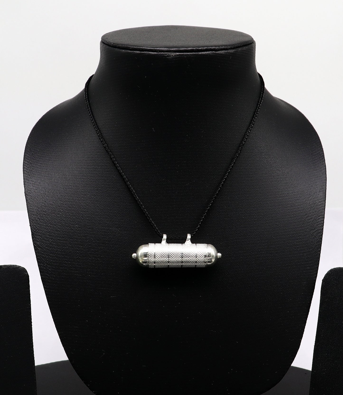 Solid sterling silver handmade gorgeous round shape handmade amulet box pendant, mantra box, silver tabiz/ mascot , kavacham jewelry ssp666 - TRIBAL ORNAMENTS