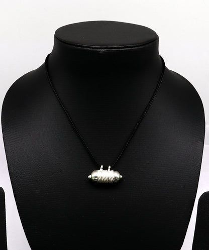 Solid sterling silver handmade gorgeous round shape vintage amulet box pendant, mantra box, silver tabiz , kavacham tribal jewelry ssp681 - TRIBAL ORNAMENTS