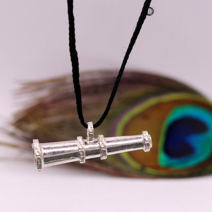 Sterling pure silver Vintage antique handmade excellent cone shape design pendant  Royal jewelry from rajashthan india nsp119 - TRIBAL ORNAMENTS