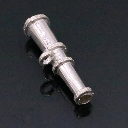 Sterling pure silver Vintage antique handmade excellent cone shape design pendant  Royal jewelry from rajashthan india nsp119 - TRIBAL ORNAMENTS