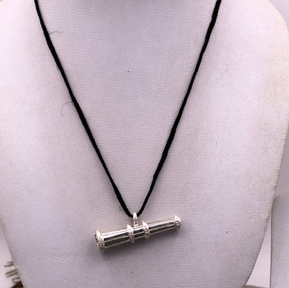 Sterling pure silver Vintage antique handmade excellent cone shape design pendant  Royal jewelry from rajashthan india nsp119 - TRIBAL ORNAMENTS