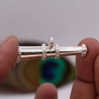 Sterling pure silver Vintage antique handmade excellent cone shape design pendant  Royal jewelry from rajashthan india nsp119 - TRIBAL ORNAMENTS