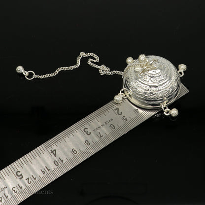 Sterling Silver chattar or chhatra, silver umbrella god temple art, Gorgeous  hand craved Solid silver temple article, temple utensils su519 - TRIBAL ORNAMENTS