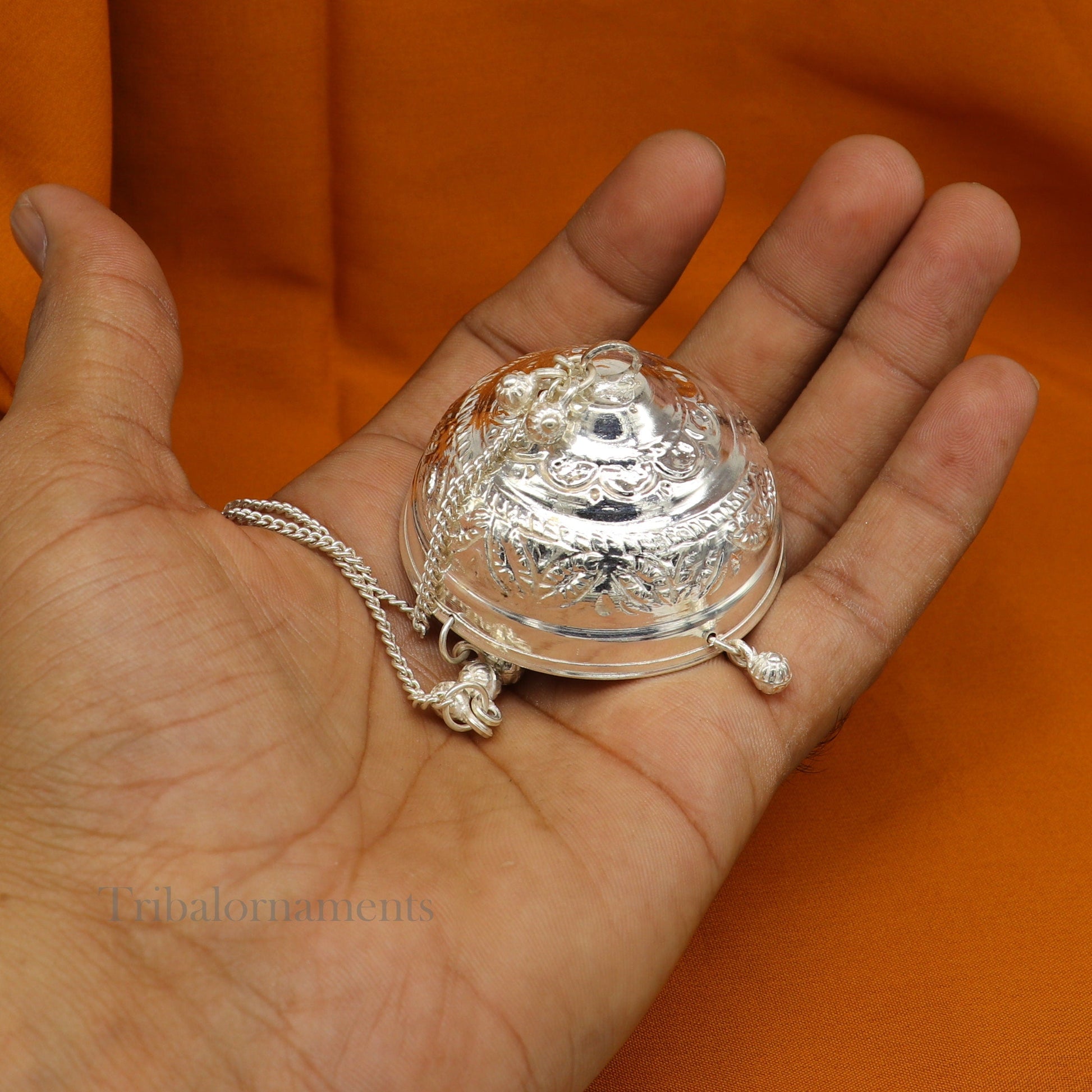 Sterling Silver chattar or chhatra, silver umbrella god temple art, Gorgeous  hand craved Solid silver temple article, temple utensils su520 - TRIBAL ORNAMENTS