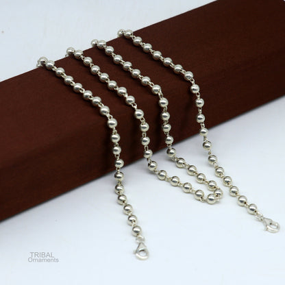 Sterling silver face mask chain and eyeglass chain necklace for women, stylish glasses and mask cord with tribal design.