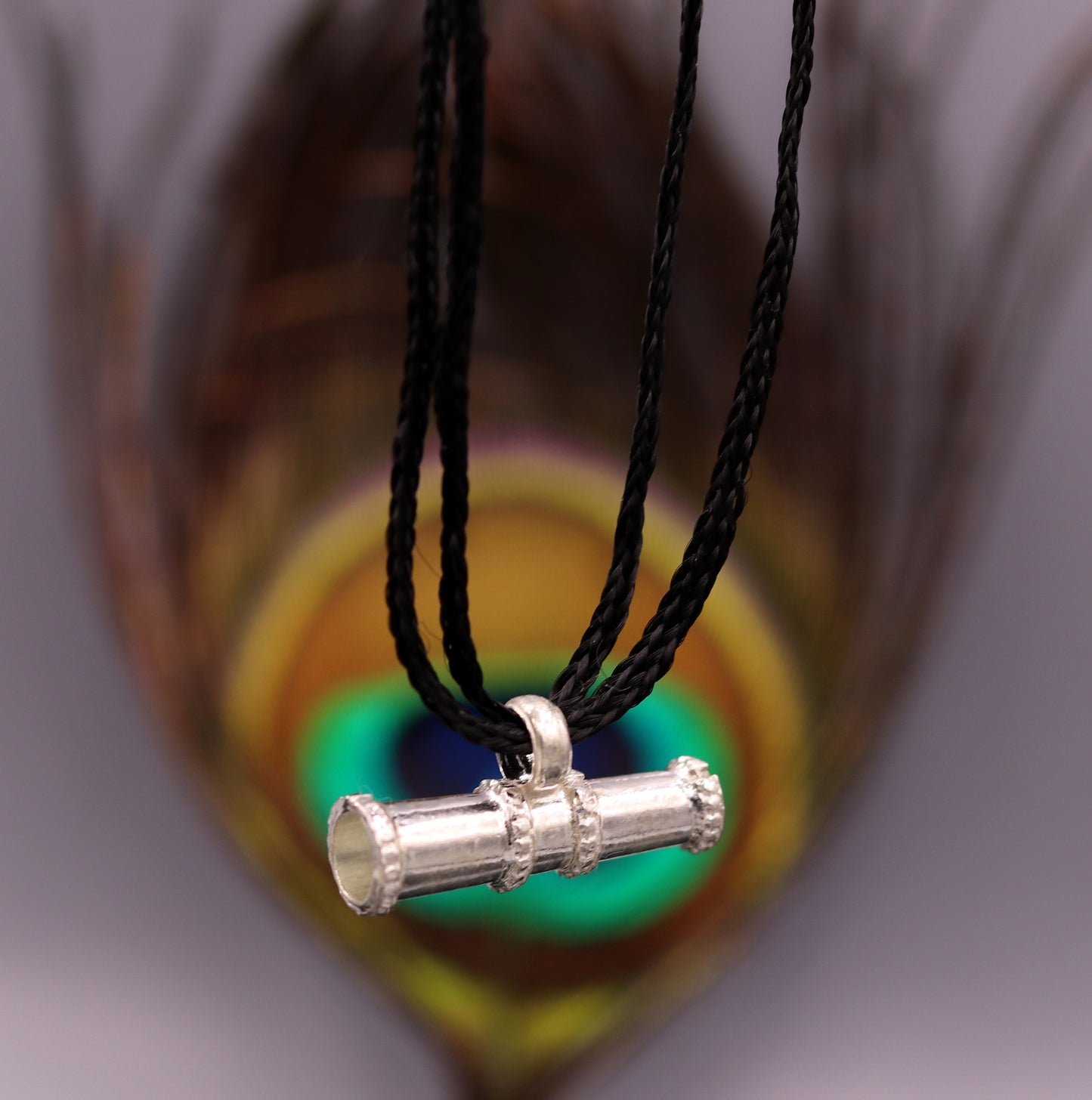 Sterling silver handmade gorgeous cone shape antique tribal pendant pine pendant unisex designer jewelry from Rajasthan india nsp108 - TRIBAL ORNAMENTS