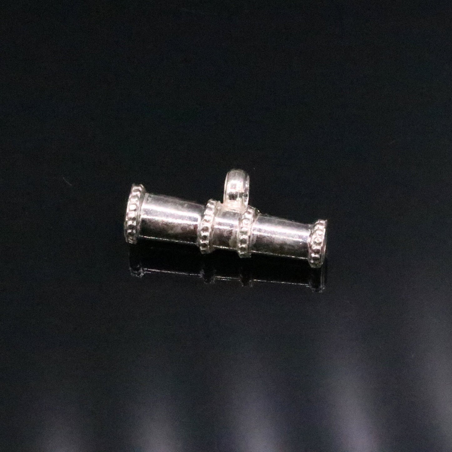 Sterling silver handmade gorgeous cone shape antique tribal pendant pine pendant unisex designer jewelry from Rajasthan india nsp108 - TRIBAL ORNAMENTS