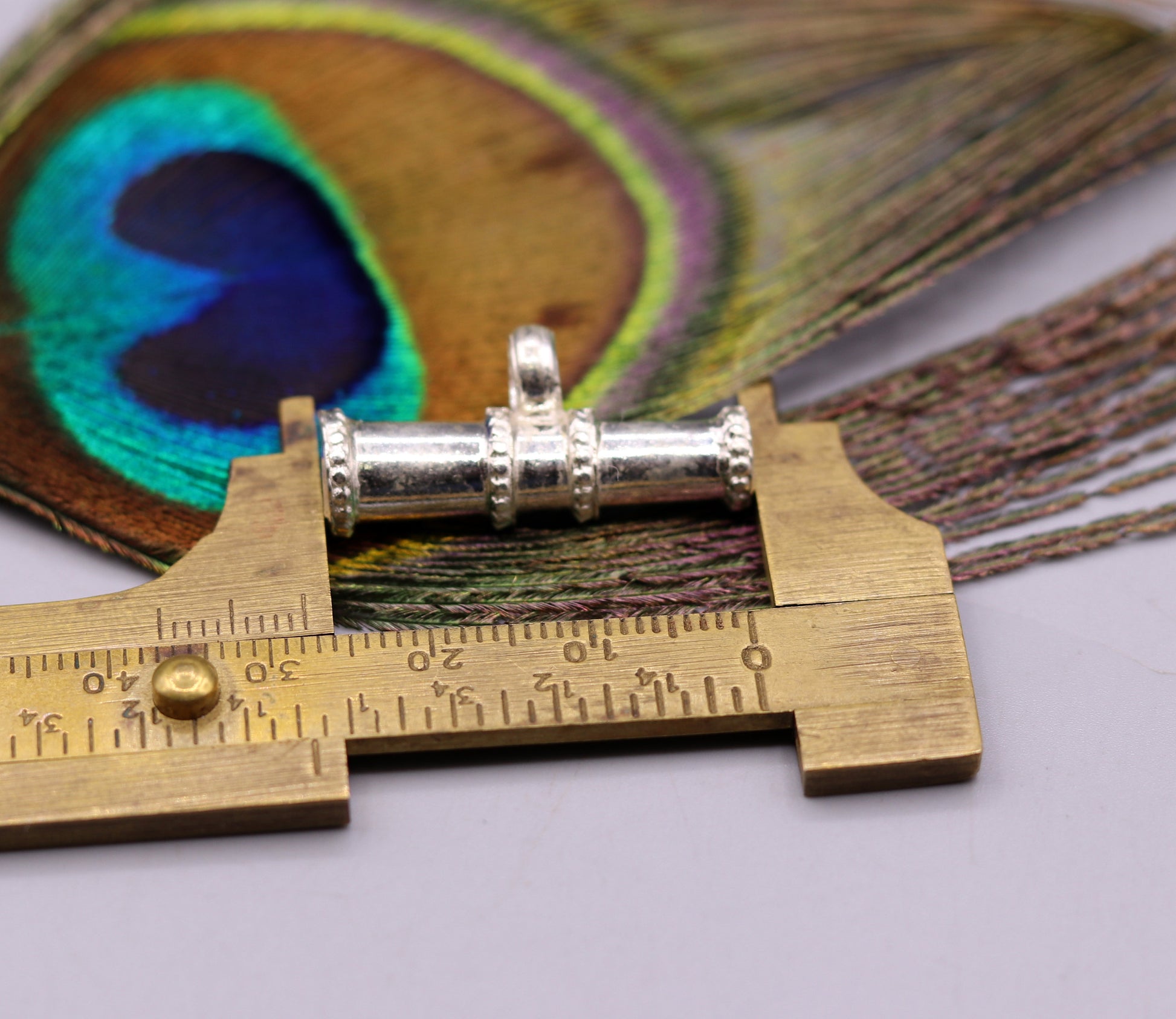 Sterling silver handmade gorgeous cone shape antique tribal pendant pine pendant unisex designer jewelry from Rajasthan india nsp108 - TRIBAL ORNAMENTS