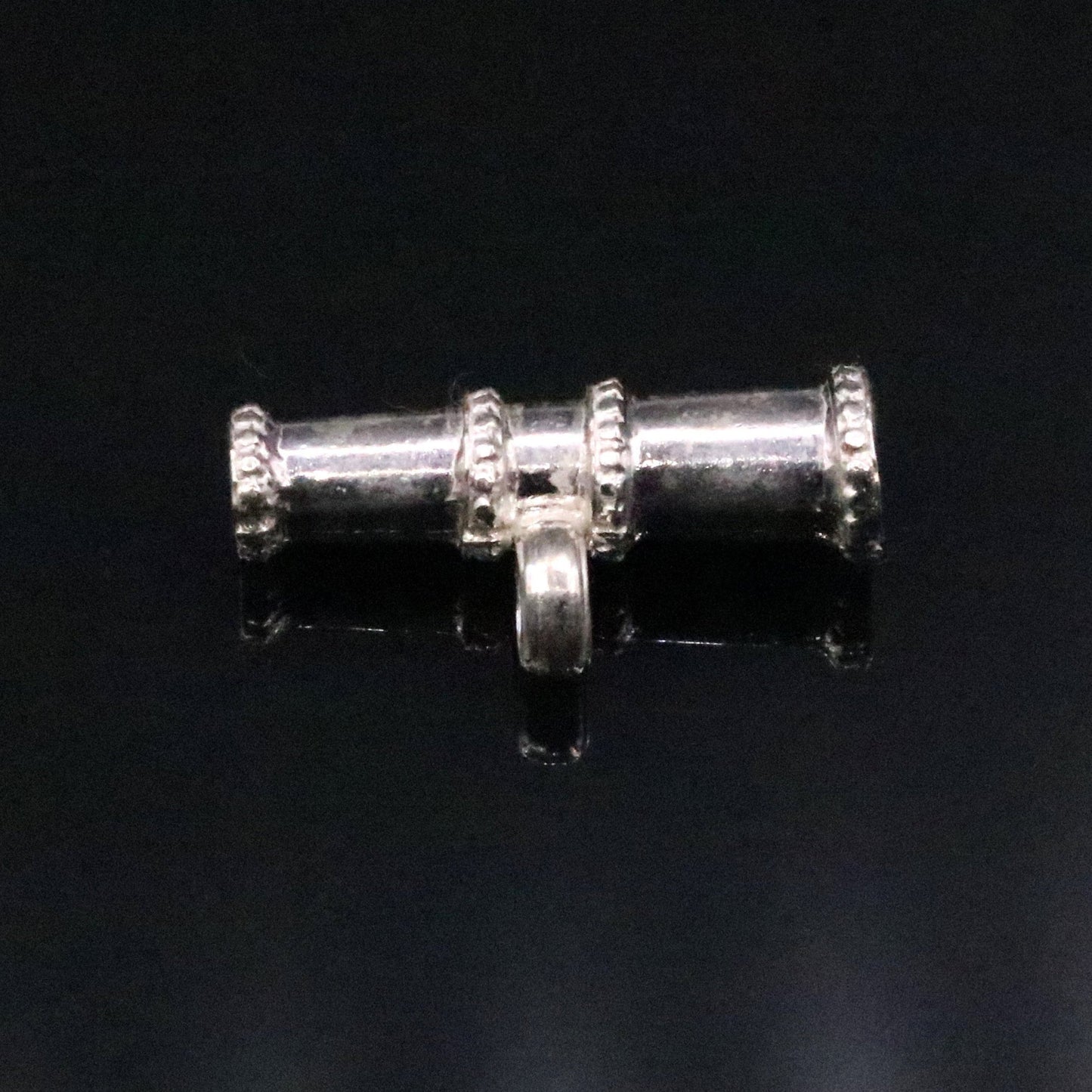 Sterling silver handmade gorgeous cone shape antique tribal pendant pine pendant unisex designer jewelry from Rajasthan india nsp108 - TRIBAL ORNAMENTS