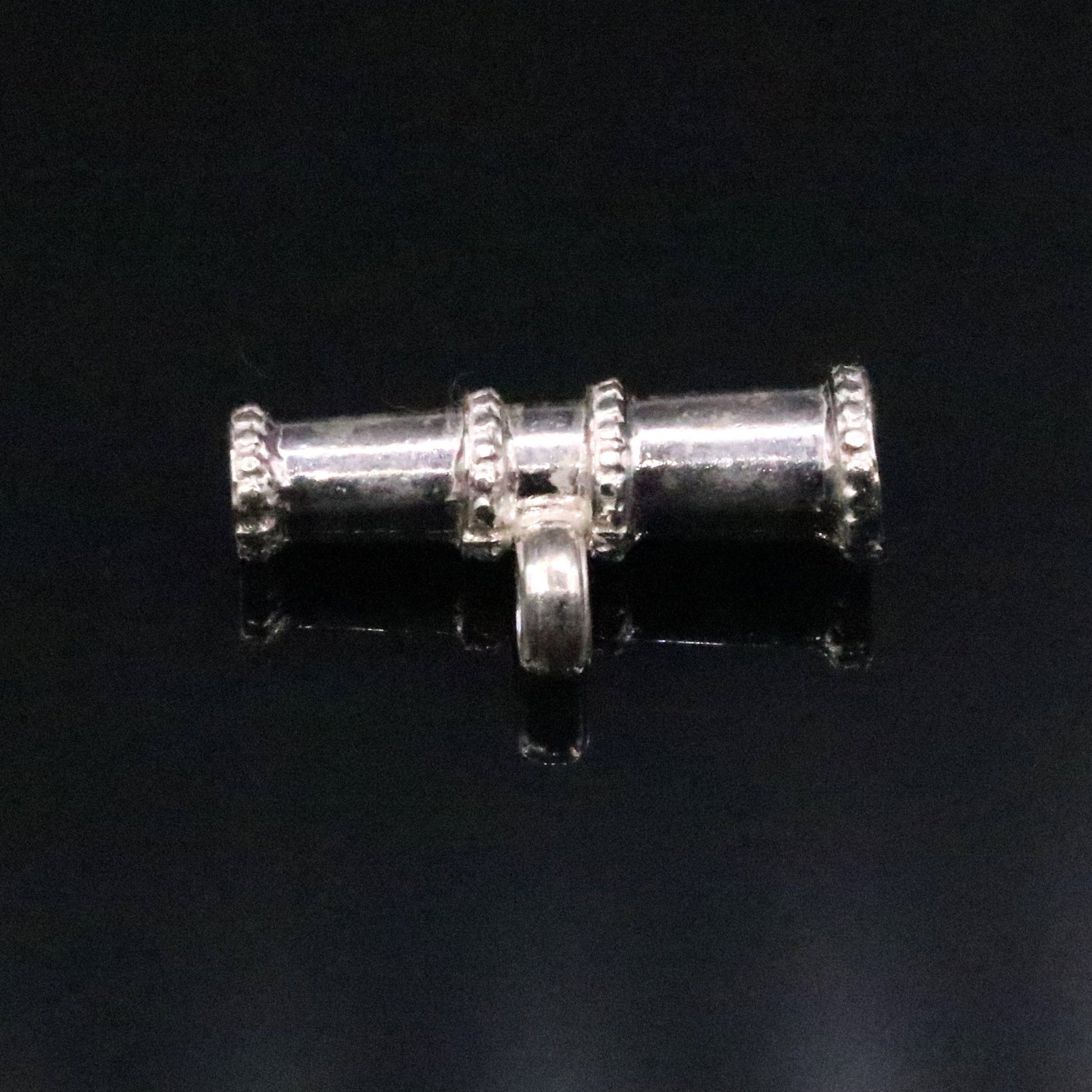 Sterling silver handmade gorgeous cone shape antique tribal pendant pine pendant unisex designer jewelry from Rajasthan india nsp108 - TRIBAL ORNAMENTS