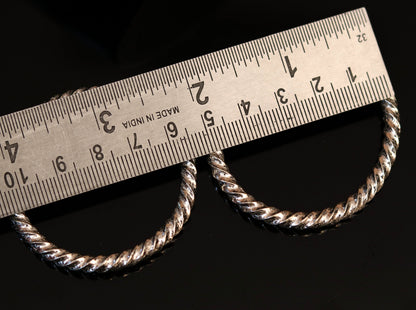 Sterling silver adjustable baby bangle bracelet by TRIBAL ORNAMENTS, unisex handmade silver jewelry for infants and kids.