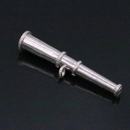 Traditional cone design Sterling silver antique style unisex pendant jewelry from rajasthan india gifting tribal jewelry nsp122 - TRIBAL ORNAMENTS